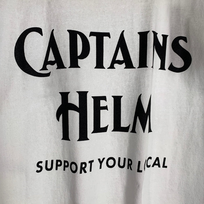 CAPTAINS HELM キャプテンズヘルム SYL LOGO L/S TEE ロゴプリント ロングスリーブTシャツ 長袖 ホワイト CH23-SP-T02 Size  L 福生店