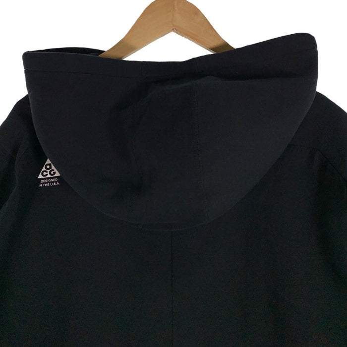 NIKE ACG ナイキエーシージー 18SS COMPONENT FLEECE TOP プルオーバーパーカー 5分袖 ブラック AJ2760-010 Size L 福生店