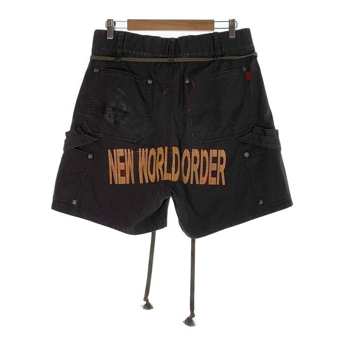 CVTVLIST カタリスト 23SS Prisoner Shorts プリズナーショーツ ペイント ダブルニーショートパンツ チャコール 2201070403 Size 2 福生店