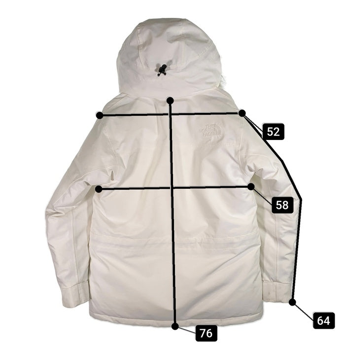 THE NORTH FACE ノースフェイス UNDYED ANTARCTICA PARKA GORE-TEX アンダイド アークティックパーカー ダウンジャケット ホワイト ND92239 Size M 福生店