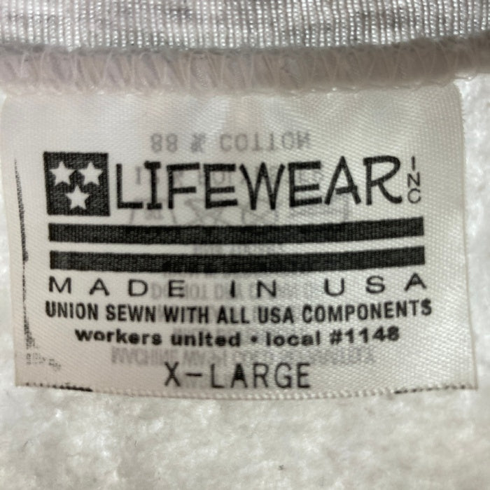 LIFEWEAR ライフウェア 12oz HEAVYWEIGHT SWEATSHIRTS-CREW ヘビーウェイト スウェットクルーネックシャツ オートミール Size XL 瑞穂店