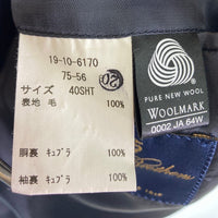 Brooks Brothers ブルックスブラザーズ 19-10-2170 ウール 金釦 ブレザー 段返り3B シングル テーラードジャケット ネイビー size40SHT ① 瑞穂店