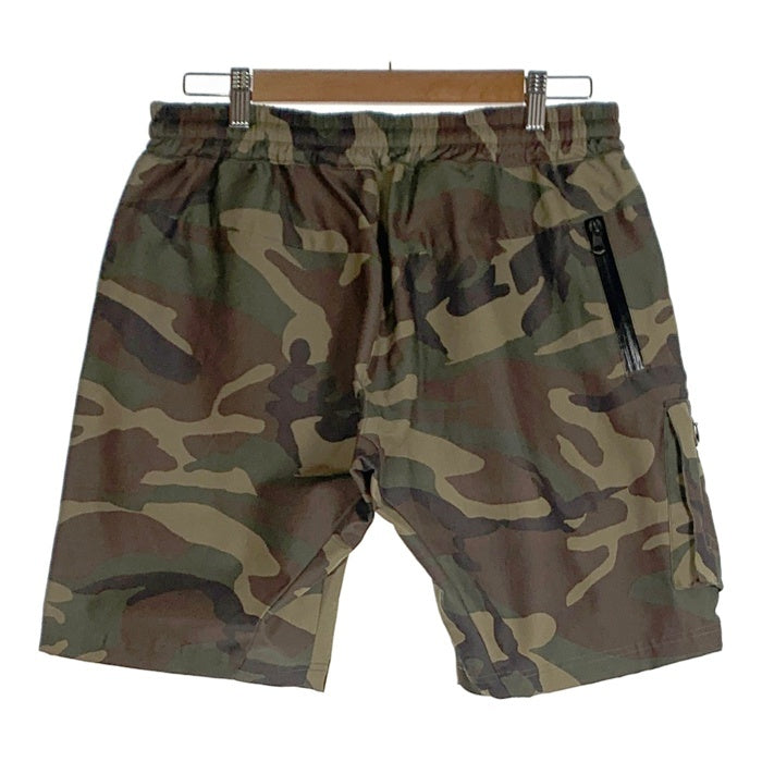 1piu1uguale3 ウノピュウノウグァーレトレ SPORT THESAINT MAFIA ONESIDE CARGO SHORTS カモフラージュ カーゴショートパンツ コットンナイロン Size 5 福生店