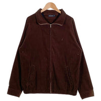 NAUTICA ノーティカ コーデュロイ ジップアップ ブルゾン ブラウン NMJ6201 Size XL 福生店