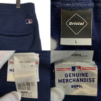 F.C.Real Bristol エフシーレアルブリストル 21AW MLB TOUR TEAM SWEAT PANTS スウェットパンツ ヤンキース ネイビー FCRB-212025 Size L 福生店