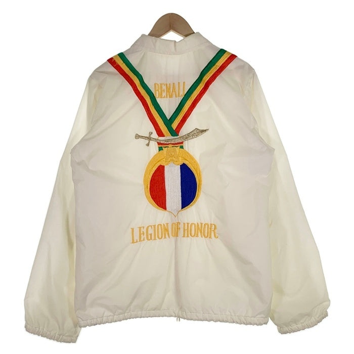 Shiners International シュライナーズ・インターナショナル Legion of Honot レジオンドヌール フリーメイソン ナイロン ジップ ジャケット ホワイト Size ? 福生店