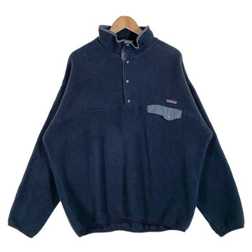 patagonia パタゴニア SYNCHILLA シンチラ スナップT プルオーバーフリースジャケット ネイビー 25450 FA01 USA製 Size XL 福生店