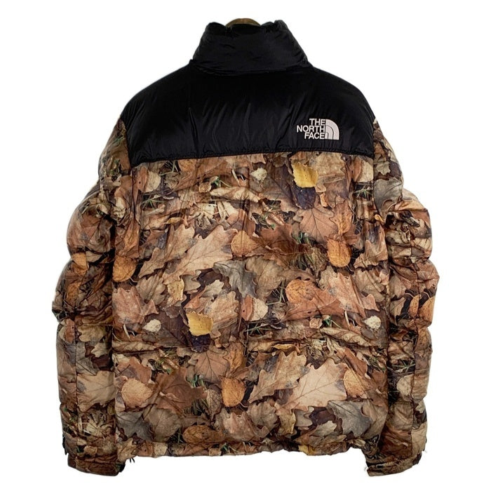 SUPREME シュプリーム 16AW THE NORTH FACE ノースフェイス Leaves Nuptse Jacket ヌプシジャケット リーブス ダウン ND51602I Size S 福生店