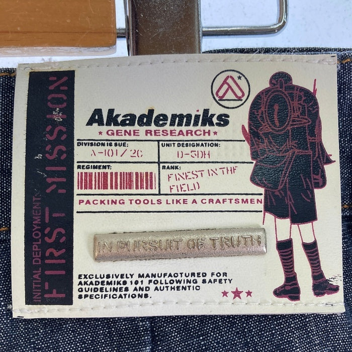 akademiks アカデミクス カーゴ ワイド ハーフパンツ インディゴ size- 瑞穂店