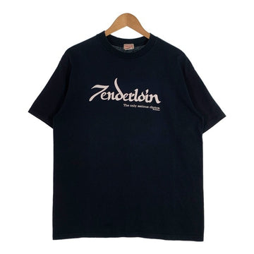 TENDERLOIN テンダーロイン The only serious choice ロゴプリントTシャツ ブラック Size L 福生店