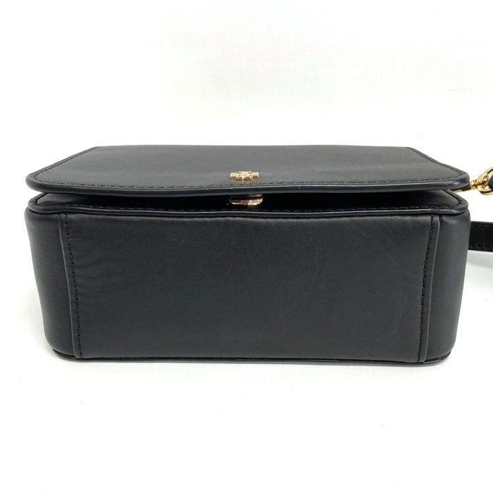 TORY BURCH トリーバーチ 2WAY スクエア ミニショルダーバッグ レザー ブラック 瑞穂店