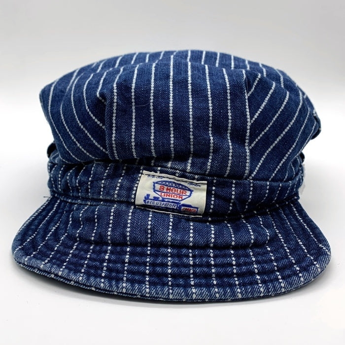 JOE McCOY ジョーマッコイ 8HOUR UNION ウォバッシュストライプ ワークキャップ ネイビー Size 7 1/2 福生店