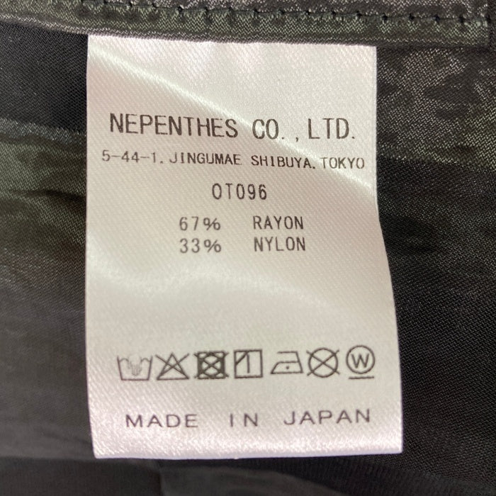 Needles ニードルズ Cabana Shirt カバナシャツ 開襟 半袖 チェッカーフラッグ ブラック OT096 Size M 瑞穂店