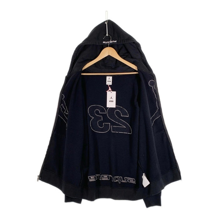 SUPREME シュプリーム JORDAN ジョーダン 26SS Jordan Hooded Sweatshirt ジップアップ フーデッド スウェットシャツ フーディー パーカー ブラック IR6459-010 Size L 福生店