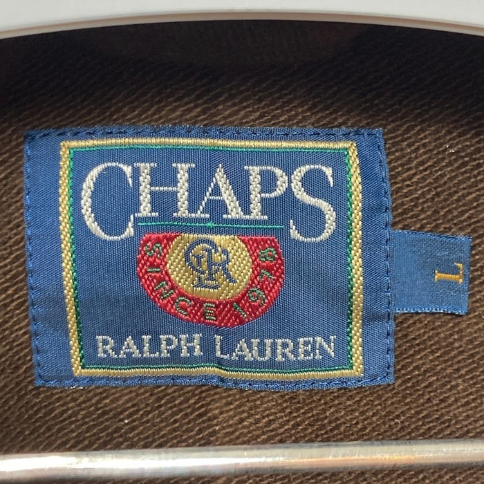 CHAPS RALPH LAUREN チャップスラルフローレン 80's チェック ウール 襟付きコート ブラウン sizeL 瑞穂店