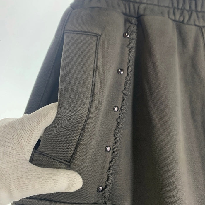 WIND AND SEA ウィンダンシー Sulfer Acid Studs Sweat Short サルファーアシッドスタッズ スウェットショーツ ショートパンツ チャコール WDS-O-STD-24-Q4-CS-03 Size M 福生店