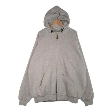 90-00's Carhartt カーハート ジップアップ スウェットパーカー 裏サーマル グレー K129 ASH メキシコ製 Size XL-R 福生店