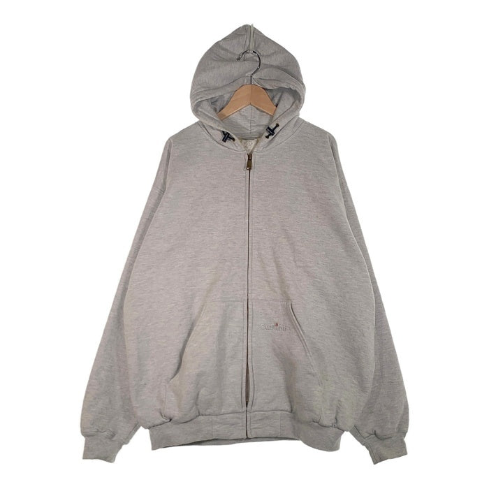 90-00's Carhartt カーハート ジップアップ スウェットパーカー 裏サーマル グレー K129 ASH メキシコ製 Size XL-R 福生店