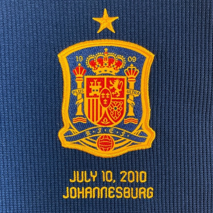 adidas アディダス 2010年ワールドカップ南アフリカ大会 優勝記念品 スペイン代表 Tシャツ ネイビー size2XL 瑞穂店