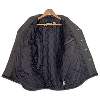 Schott ショット シングル ウール ピーコート 裏キルティング グレー Size 40 福生店