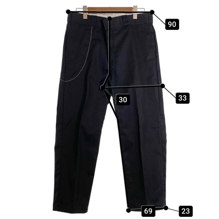 Dickies ディッキーズ HTC ボールチェーンスタッズ 874 ワークパンツ ブラック BK Size 36×30 福生店
