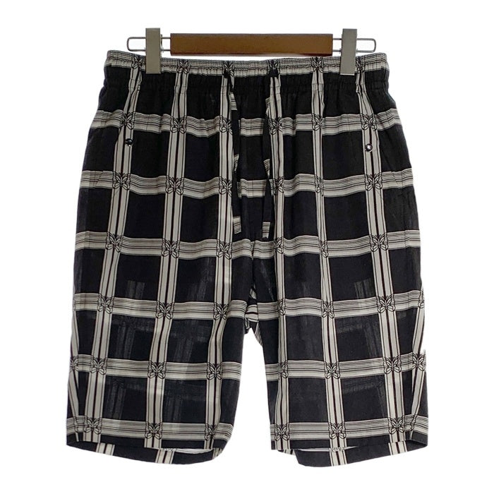 Needles ニードルズ String Cowboy Short R/C Lawn Cloth ストリングカウボーイショーツ レーヨン コットン ショートパンツ ブラック MR181 Size M 福生店