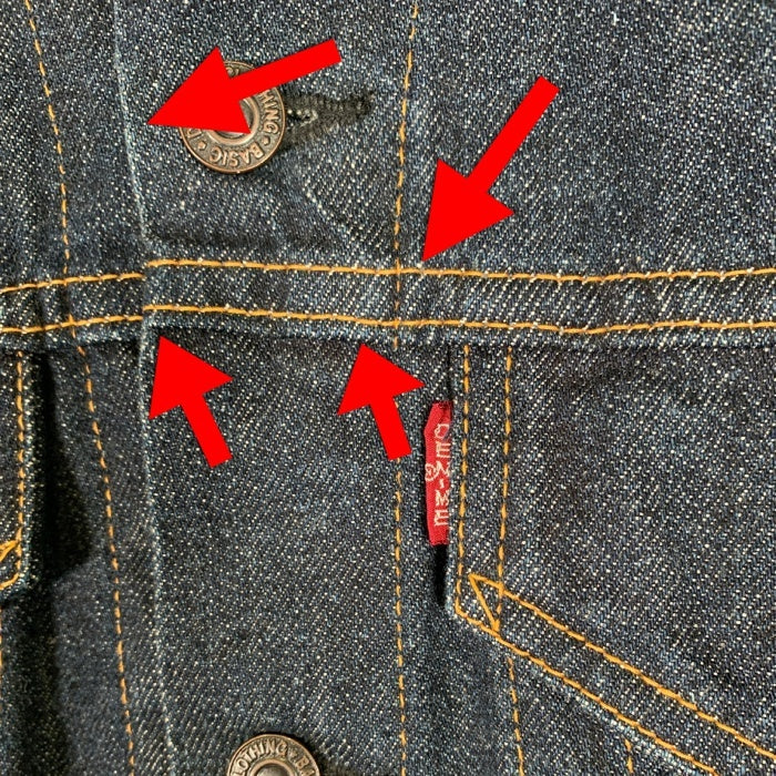 DENIME ドゥニーム デニムトラッカージャケット 3rd インディゴ SHINS 旧 Size 42 福生店