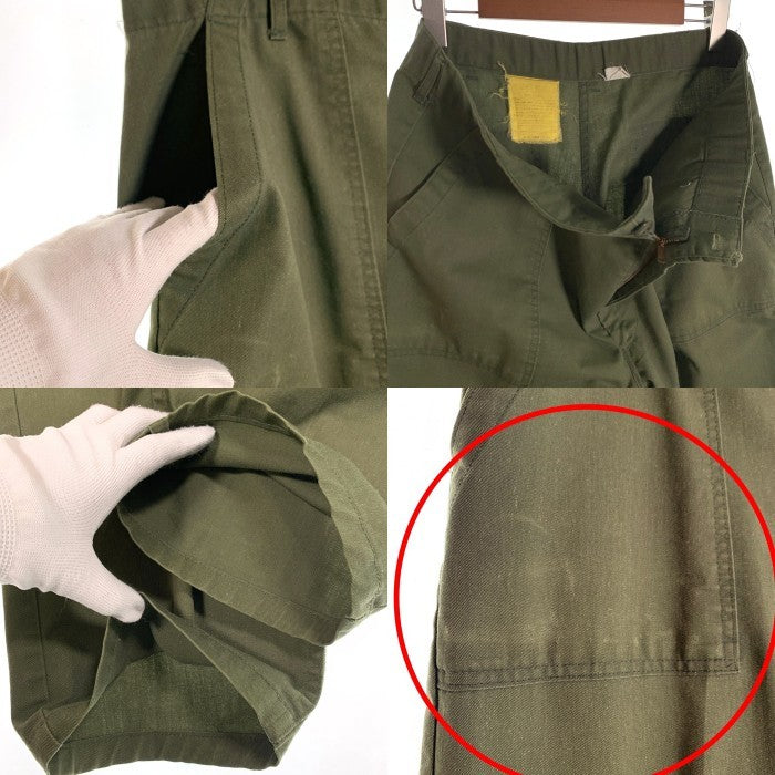 80`s U.S. ARMY 米軍 ベイカーパンツ ミリタリー オリーブ 8405-00-610-2696 SERVAL オフセット Size 38×31 福生店