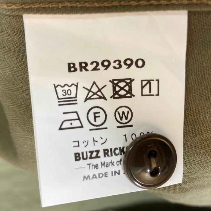 BUZZ RICKSON'S バズリクソンズ BR29390 HERRINGBONE WORK SHIRT 長袖ワークシャツ カーキ sizeXL 瑞穂店
