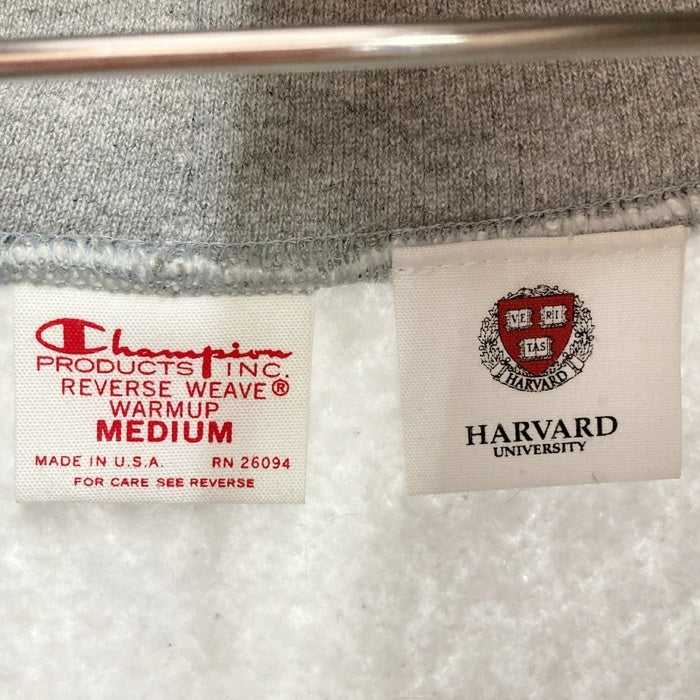 CHAMPION チャンピオン C5-U101 単色タグ 復刻  リバースウィーブ パーカー HARVARD USA製 グレー sizeM 瑞穂店