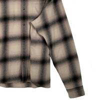 STUSSY ステューシー 22AW Hellshire Plaid Shirt オンブレチェック フランネルシャツ グレー コットン 1110261 Size XL 福生店