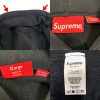 SUPREME シュプリーム 20AW Cross Box Logo Hooded Sweatshirt クロスボックスロゴ プルオーバー スウェットパーカー ブラック Size XL 福生店