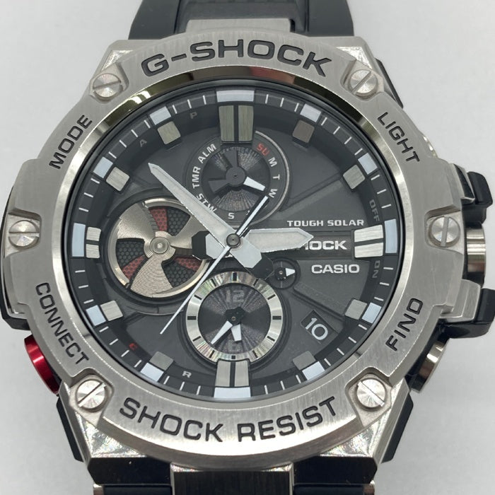 CASIO カシオ G-SHOCK GST-B100 5513 G-STEEL タフソーラー Bluetooth搭載 腕時計 モバイルリンク 箱ケース付 ブラック 瑞穂店