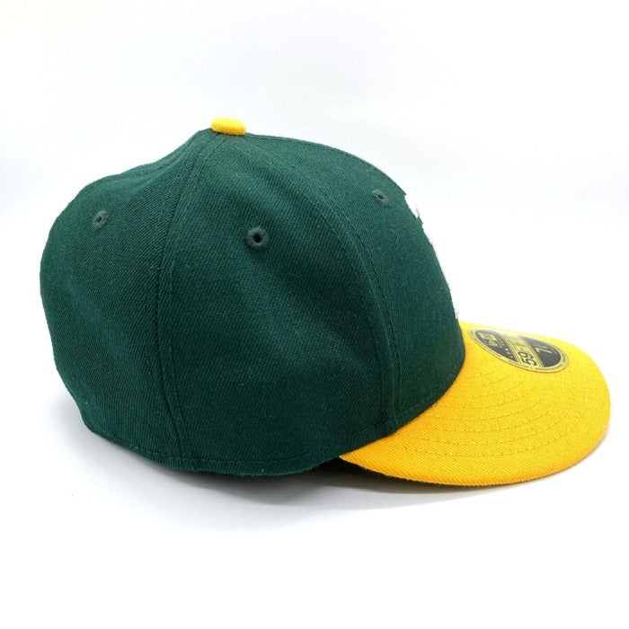 NEW ERA ニューエラ オークランド・アスレチックス 59FIFTY LP キャップ グリーン×イエロー size7 1/4 瑞穂店