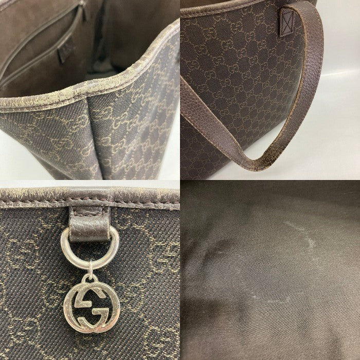 GUCCI グッチ 211525 GG柄 キャンバス トートバッグ ブラウン 瑞穂店