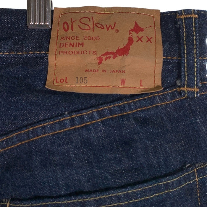 orSlow オアスロウ 105 テーパードデニムパンツ ジーンズ インディゴ Size M (2) 福生店