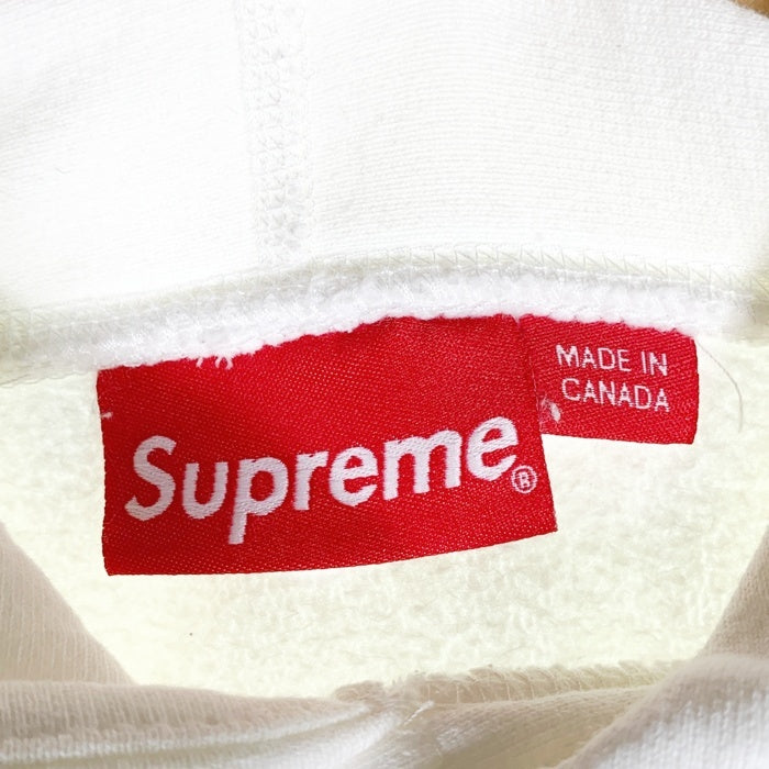 SUPREME シュプリーム 23AW Box Logo Hooded Sweatshirt ボックスロゴ プルオーバー フーディー パーカー ホワイト Size M 福生店