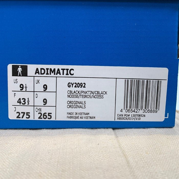 adidas アディダス ADIMATIC アディマティック ブラック ピンク GY2092 Size 27.5cm 福生店