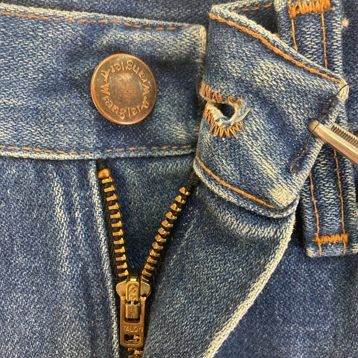 Wrangler ラングラー 0945DEN USA製 42TALON ブロークンツイル ブーツカット デニムパンツ インディゴ size33 瑞穂店