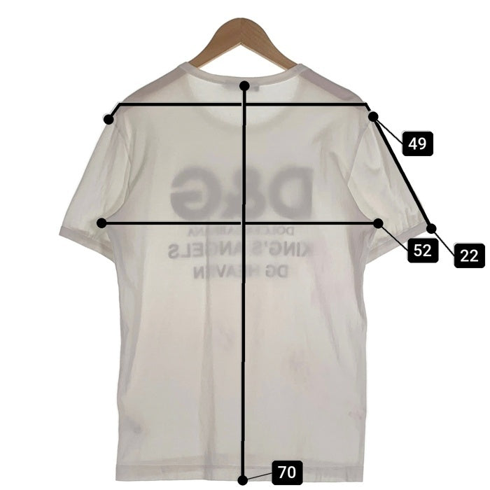 DOLCE & GABBANA ドルチェアンドガッバーナ 半袖 Tシャツ ホワイト Size 46 福生店