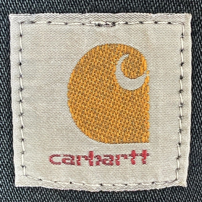 Carhartt カーハート 推定90's オフセットループ 裏ブランケット ミシガン チョアコート カバーオール ブラック size- 瑞穂店
