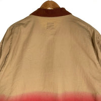 PLT PARIS SAINT GERMAIN パリサンジェルマン キャンバスダック ジップアップジャケット ベージュ レッド ベイクルーズ Size L 福生店