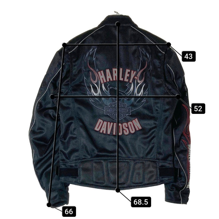 HARLEY DAVIDSON ハーレーダビッドソン メッシュジャケット ライナー付き ブラック sizeS 瑞穂店