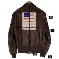 COOPER TYPE A-2 レザージャケット ブラウン GAC 201-01-8101M USA製 Size 36R 福生店
