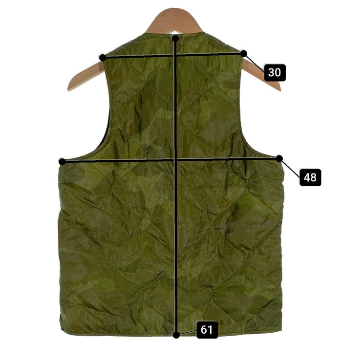 United Carr ユナイテッドカー U.S. NAVY 米海軍 M-65 キルティングベスト ウッドランドカモ Size M 福生店