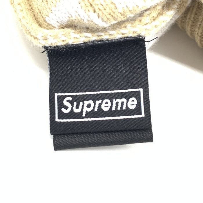 SUPREME シュプリーム 23AW New Era Repeat Balaclava ニューエラ リピート バラクラバ ニット 目出し帽 ベージュ 福生店