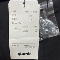 glamb グラム Hamish mods coat ㇵミッシュモッズコート ブラック GB16AT/JKT14 Size 4 瑞穂店