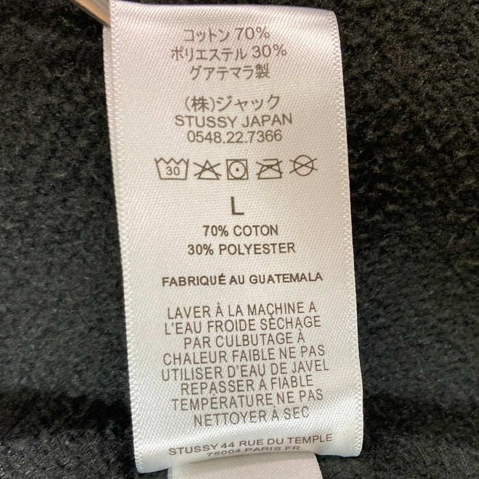 STUSSY ステューシー ワールドツアー ジップパーカー ブラック SizeL 瑞穂店