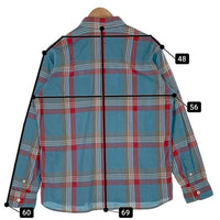 RATS ラッツ B.D CHECK SHIRT ボタンダウン チェックシャツ ブルー 長袖 22'RS-0508 Size M 福生店