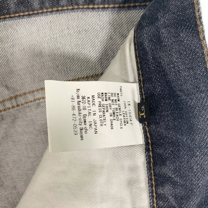KAPITAL キャピタル 14oz ブラックデニム ポートバギーパンツ EK-1645LP Size 3 福生店